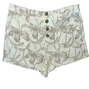 O’Neill button fly tan and white shorts size 30